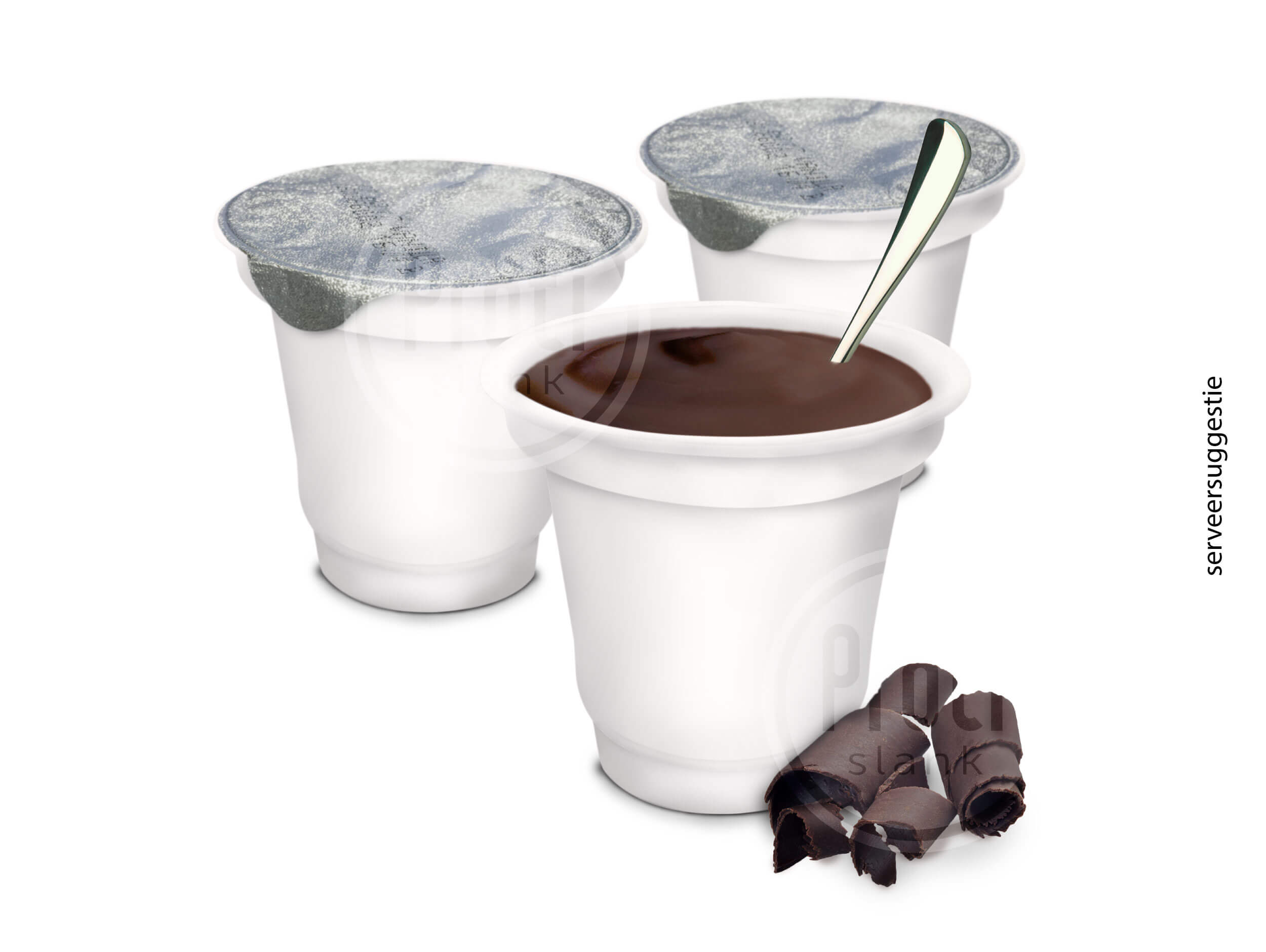 Koolhydraatarme Chocolade pudding kant&klaar