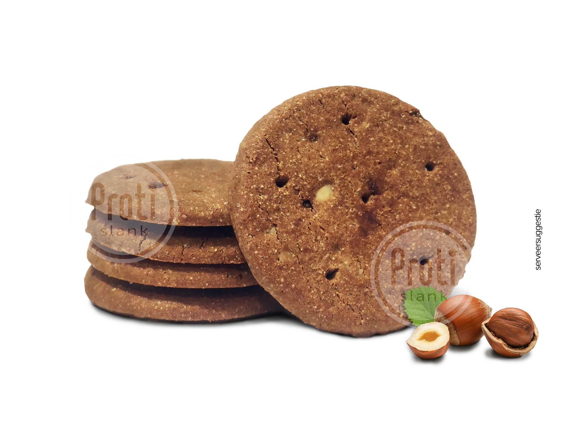 Koolhydraatarme Chocolade hazelnoot koekjes