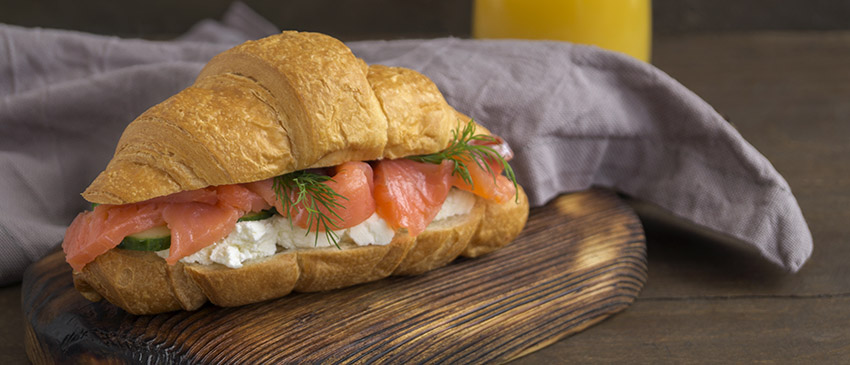 proteine-dieet-recept-croissant-zalm-roomkaas