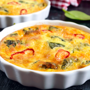 Low carb mini frittata met veel groentes