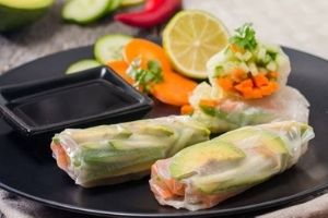 koolhydraatarme diner recepten Koolhydraatarme summer rolls