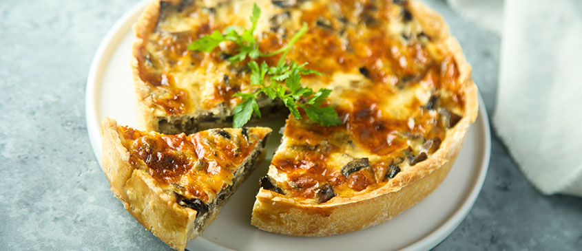 Koolhydraatarme quiche recept