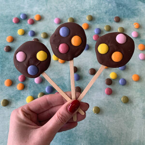 koolhydraatarme chocolade lolly's